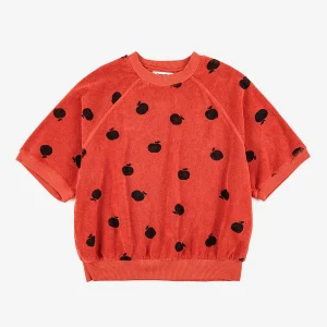 CON Poma allover short sleeve terry sweatshirt